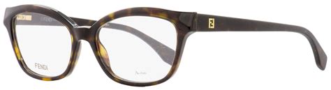 occhiali fendi vistaff 0046|Fendi Oval Eyeglasses FF0046 086 Havana Shiny/Matte 52mm 046.